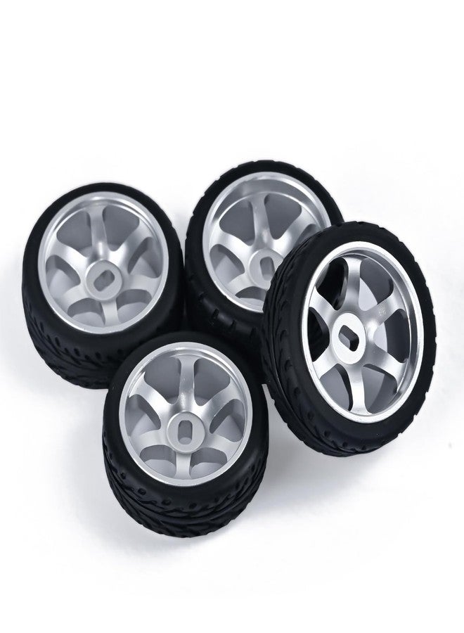 جنوط عجلات أبيندور بستة أضلاع وإطارات سرعة لسيارات التحكم عن بعد بمقياس 1/28، [2*N+2*W] 4 قطع من جنوط سبائك الألومنيوم مقاس 20 مم لسيارات Wltoys K969 K989 P929 AWD XRX AMZ WL DRZ GLA BZ (سيلفر سبيد) - Image 5